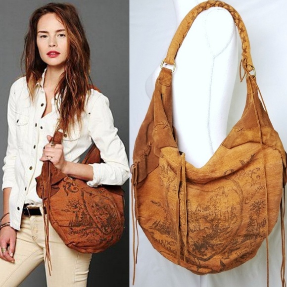 Free People Handbags - RARE Free People Royal Gorge Large Hobo Bag